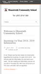 Mobile Screenshot of mountrathcs.ie