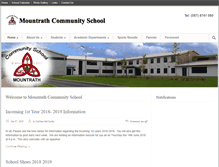 Tablet Screenshot of mountrathcs.ie